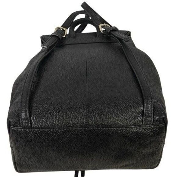 Kate Spade Backpack Purse Mulberry Street Small Breezy Black Pebbled Leather Bag - Picture 12 of 16